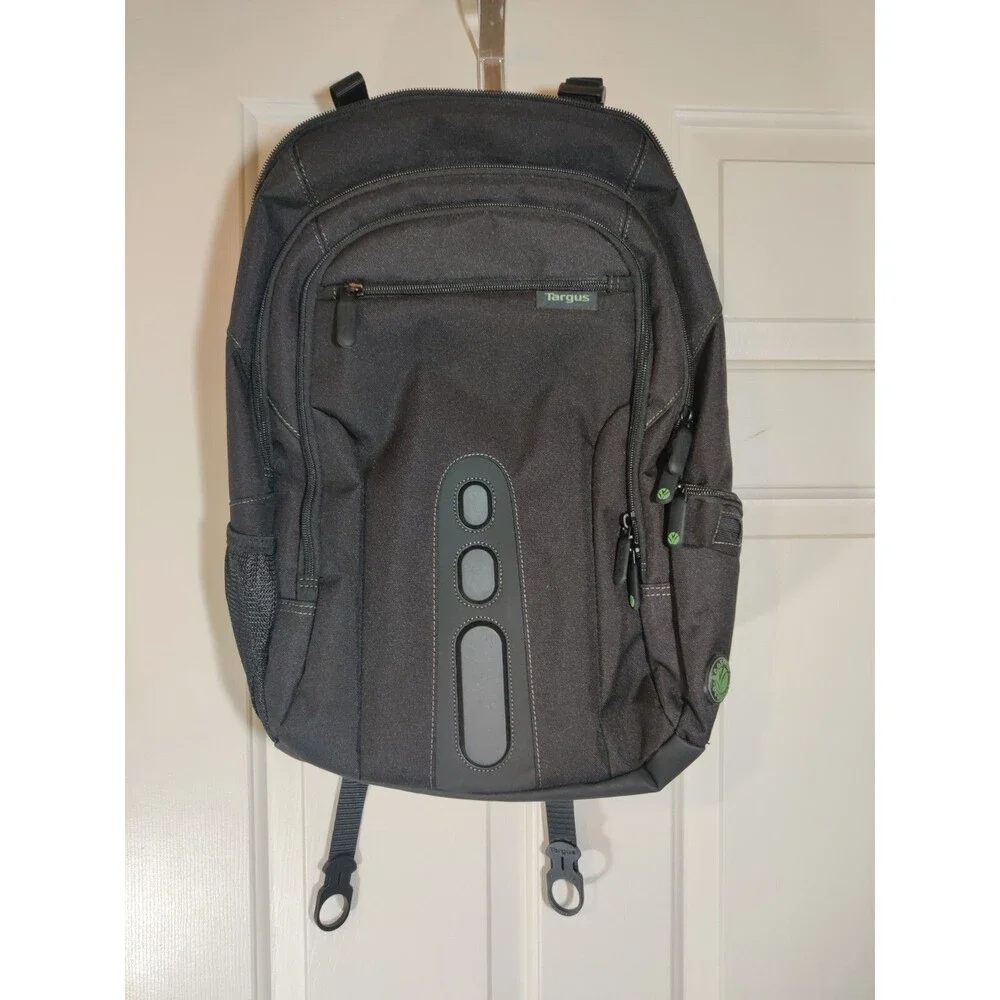Targus Bag School Laptop Backpack Camping Carrying Case Bag Black Green